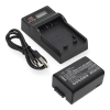 Panasonic DMW-BMB9 / DMW-BMB9E accu met USB-C single slot oplader (7,4 V, 750 mAh, 123accu huismerk) APA01274 - 1