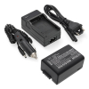 Panasonic DMW-BMB9 / DMW-BMB9E accu met single slot oplader (7,4 V, 750 mAh, 123accu huismerk) APA01290 - 1