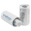 Panasonic Eneloop AA naar C adapter / converter 2 stuks  ANB00924