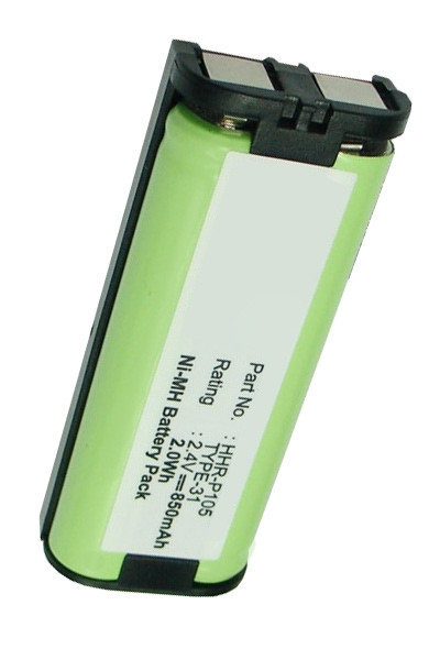 Panasonic HHR-P105 / HHR-P105A/1B / TYPE 31 accu (850 mAh, 123accu huismerk)  APA00308 - 1