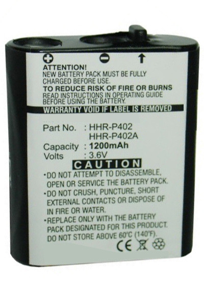 Panasonic HHR-P402 / HHR-P402A / N4HKGMA00001 accu (1200 mAh, 123accu huismerk)  APA00303 - 1