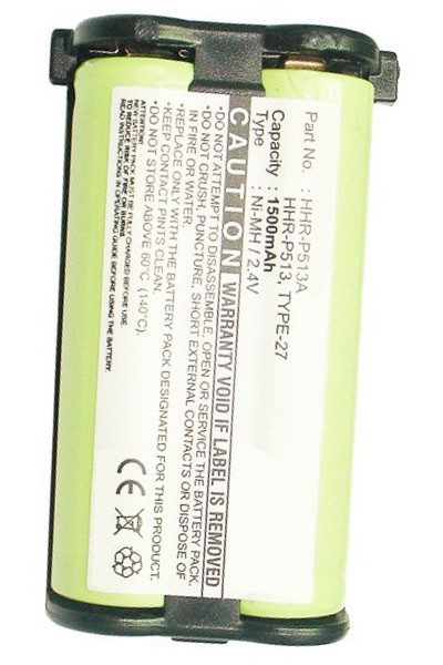 Panasonic HHR-P513 / HHR-P513A / N4HHEPA00001 accu (1500 mAh, 123accu huismerk)  APA00304 - 1