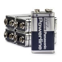 Panasonic Powerline 9V / 6LR61 / E-Block Alkaline Batterij (5 stuks)  APA01122