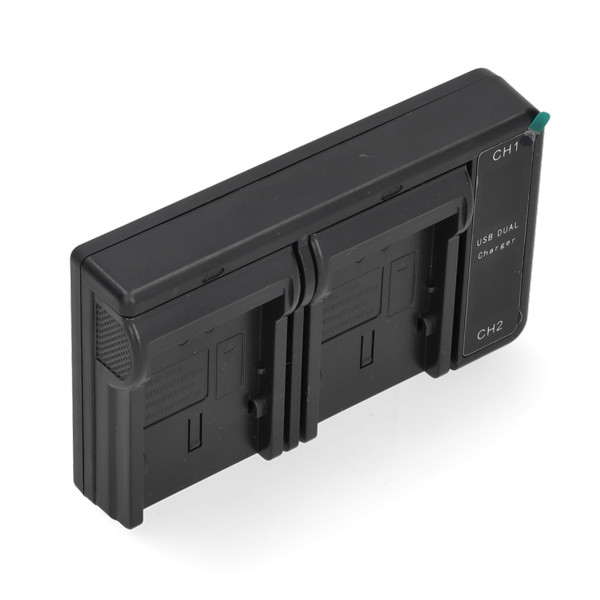 Panasonic VW-VBG130 USB-C double slot oplader (8.4V, 0.7A, 123accu huismerk) APA01249 - 2