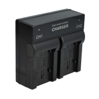 Panasonic VW-VBT190 / VW-VBT-380 dubbellader (4.2V, 0.7A, 123accu huismerk) APA00978