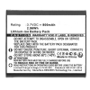 Panasonic VW-VBX090 / VW-VBX090E accu (3.7 V, 800 mAh, 123accu huismerk) APA00009 Panasonic VW-VBX090 / VW-VBX090E accu (3.7 V, 800 mAh, 123accu huismerk) APA00009 - 2