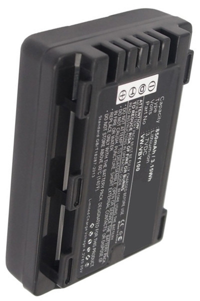Panasonic VW-VBY100 accu (850 mAh, 123accu huismerk)  APA00344 - 1