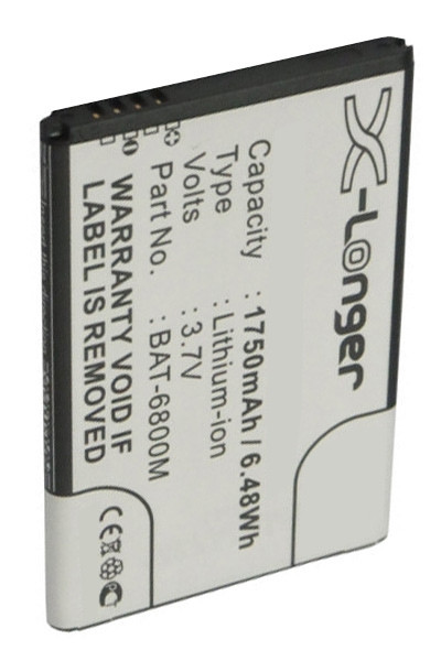 Pantech BAT-6800M accu (1750 mAh, 123accu huismerk)  APA00128 - 1