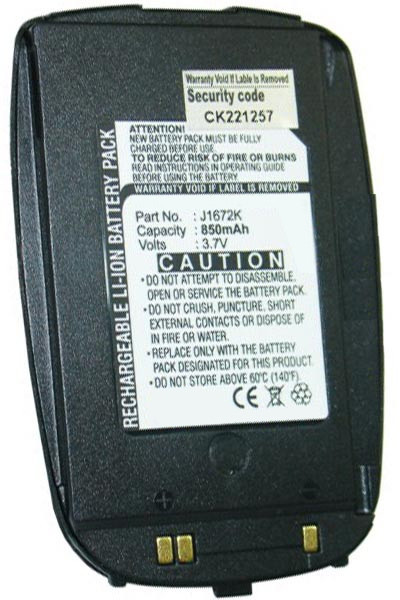 Pantech J1672K accu (850 mAh, 123accu huismerk)  APA00135 - 1