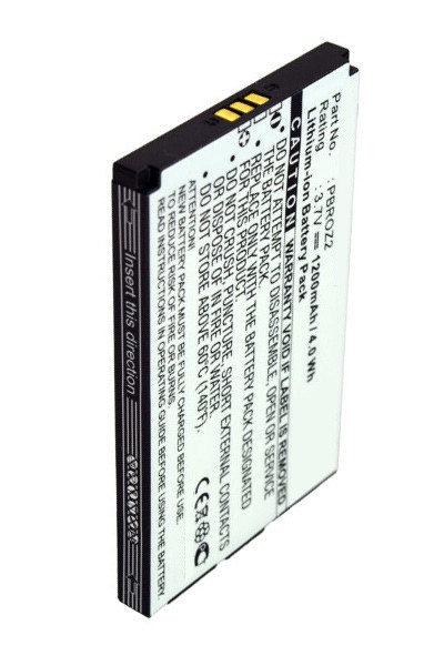 Pantech PBROZ2 accu (1200 mAh, 123accu huismerk)  APA00157 - 1