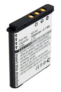 Pentax D-LI68 / NP-50 / D-LI22 accu (3.7 V, 750 mAh, 123accu huismerk)  APE00006 - 1