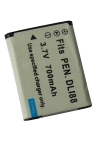 Pentax D-LI88 / DB-L80 / PX1686 accu (740 mAh, 123accu huismerk)