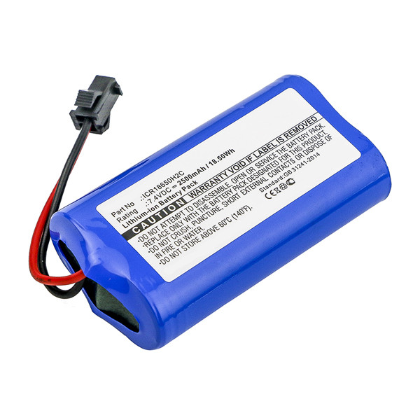 Peugeot ICR18650H2C accu (2500 mAh, 123accu huismerk)  APE00104 - 1