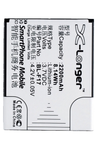 Phicomm BL-F17 accu (2200 mAh, 123accu huismerk)  APH00274