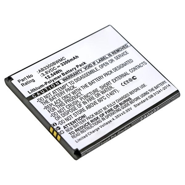 Philips AB3300BWMC accu (3000 mAh, 123accu huismerk) APH00311 - 1