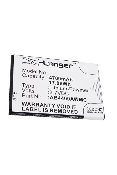 Philips AB4400AWMC accu (4700 mAh, 123accu huismerk) APH00293 - 1