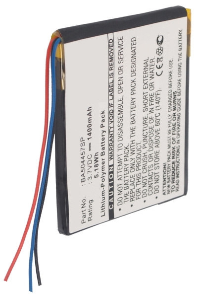 Philips BA504457SP accu (1400 mAh, 123accu huismerk)  APH00062 - 1
