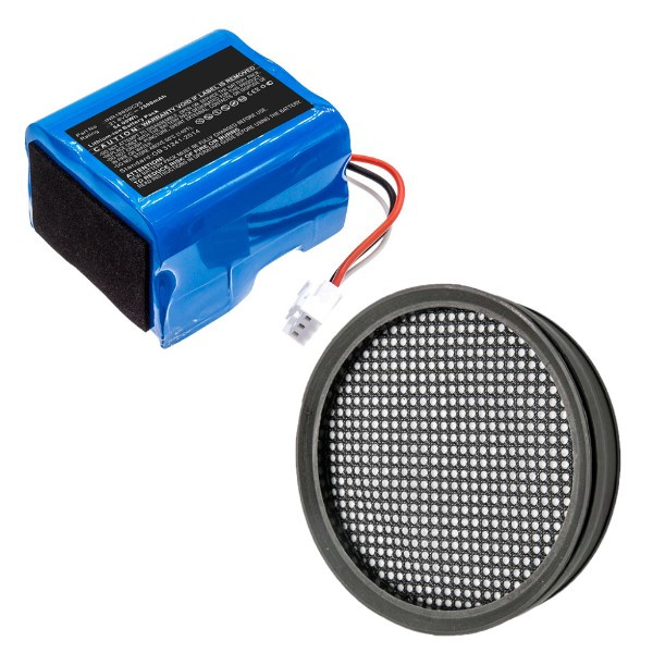 Philips BL7734 / 300002906404 accu + Filter (21.6 V, 2.5 Ah, 123accu huismerk) APH00297 - 1