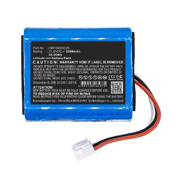 Philips BL7734 / 300002906404 accu (21.6 V, 2.5 Ah, 123accu huismerk) APH00500 - 2