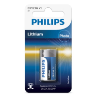 Philips CR123A / DL123A Lithium Batterij (1 stuk)  098335