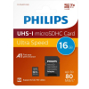 Philips Micro SD geheugenkaart class 10 inclusief SD adapter - 16GB