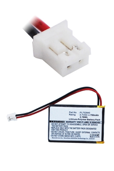 Philips PL702840 accu (750 mAh, 123accu huismerk)  APH00287 - 1