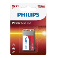 Philips Power 9V / 6LR61 / E-Block Alkaline Batterij (1 stuk)  098306
