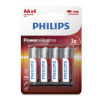 Philips Power AA / MN1500 / LR06 Alkaline Batterij (4 stuks)