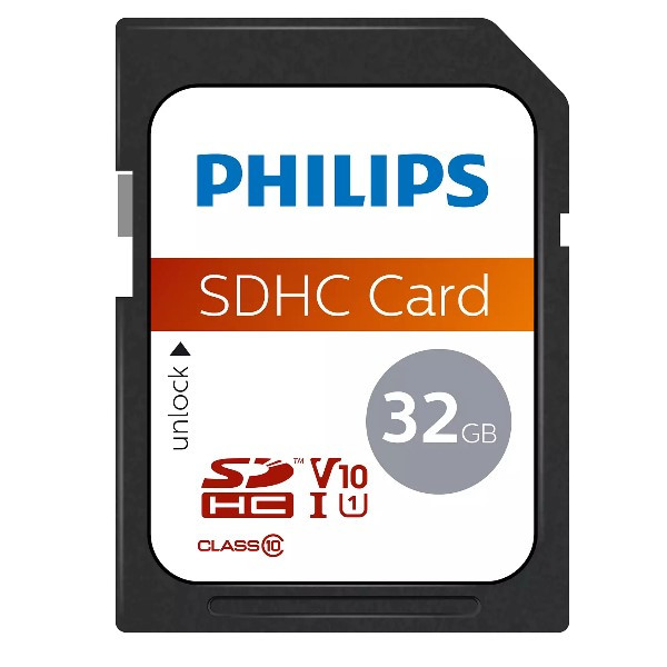 Philips SDHC geheugenkaart / class 10 / UHS-I / V10 - 32GB 098113 - 2