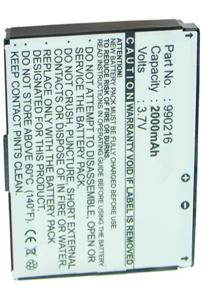 Pioneer 990216 accu (2000 mAh, 123accu huismerk)  API00003 - 1