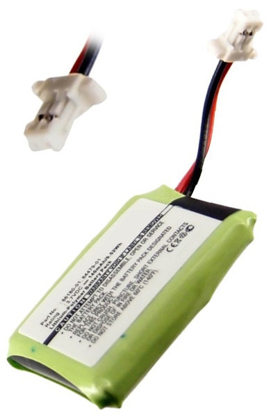 Plantronics 86180-01 / 84479-01 (2 pin) accu (3.7 V, 140 mAh, 123accu huismerk)  APL00005 - 1