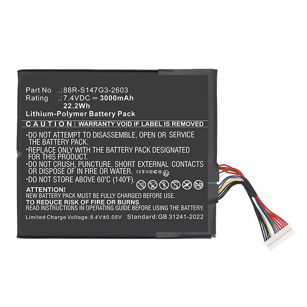Positivo 88R-S147G3-2603 /  S14-7G-2S1P3000-0 accu (7.4 V, 3000 mAh, 123accu huismerk) APO00252 - 3