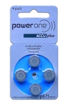 PowerOne oplaadbare gehoorapparaat 675 / PR44 / Blauw batterij 4 stuks (1.2 V)  APO00075