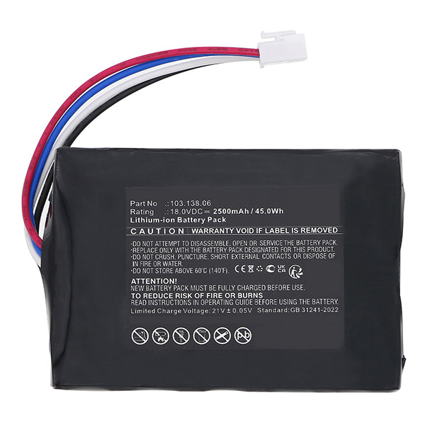 PowerPlus POWXG6305 / 103.138.06 accu (18 V, 2.5 Ah, 123accu huismerk) APO00248 - 1