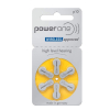 Power One PowerOne 10 / PR70 / Geel gehoorapparaat batterij 6 stuks  APO00162