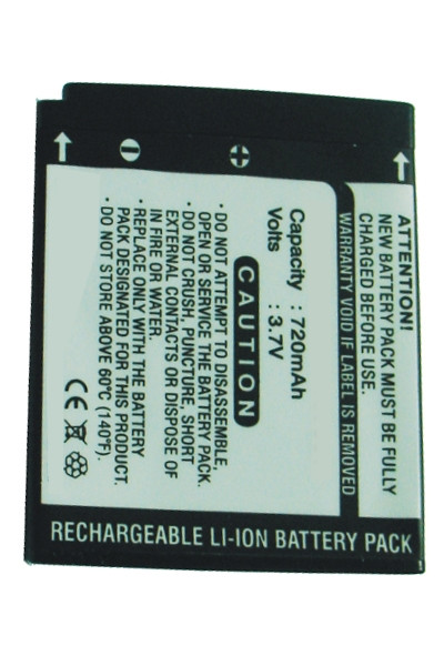 Praktica PAC-0040 / KLIC-7001 accu (720 mAh, 123accu huismerk)  APR00041 - 1