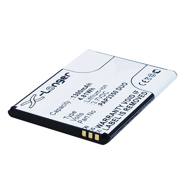 Prestigio PAP3350 DUO accu (3.7 V, 1300 mAh, 123accu huismerk)  APR00059 - 1