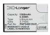 Prestigio PAP3400 DUO accu (1500 mAh, 123accu huismerk) APR00049 - 1