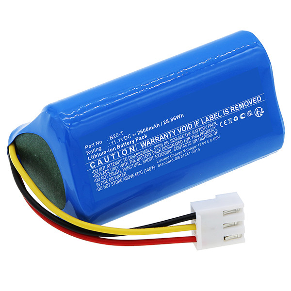 Proscenic B20-T accu (11.1 V, 2600 mAh, 123accu huismerk)  APR00182 - 1