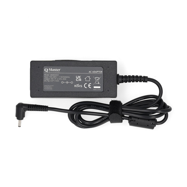 Acer adapter (19 V, 2.37 A, 45 W, 3.0 x 1.0 plugmaat Q-Master) QMA00001 - 2