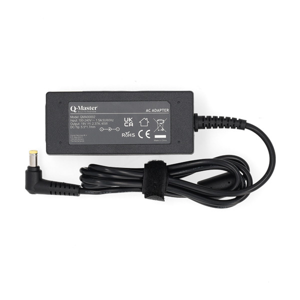 Acer adapter (19 V, 2.37 A, 45 W, 5.5 x 1.7 plugmaat, Q-Master) QMA00002 - 2