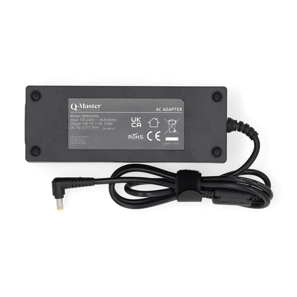 Acer adapter (19 V, 7.1 A, 135 W, 5.5 x 1.7 plugmaat, Q-Master) QMA00006 - 2