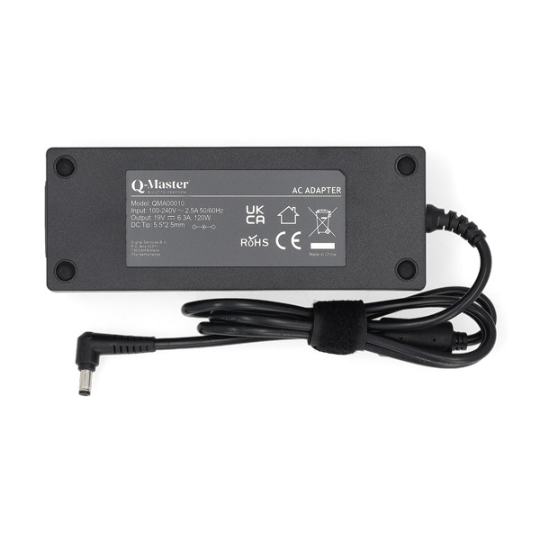 Asus adapter (19 V, 6.32 A, 120 W, 6.0 x 3.7 plugmaat, Q-Master) QMA00010 - 2