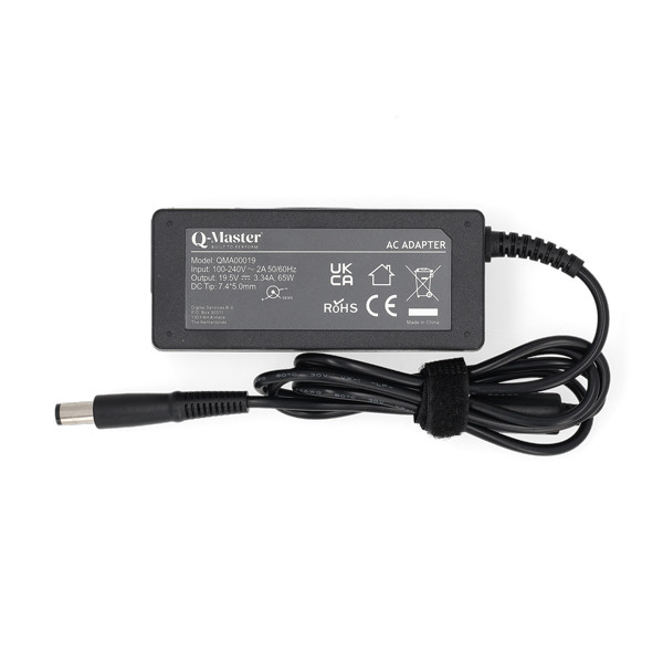 Dell adapter (19.5 V, 3.34 A, 65 W, 7.4 x 5.0 plugmaat, Q-Master) QMA00019 - 2