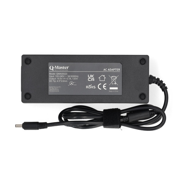 Dell adapter (19.5 V, 6.7 A, 130 W, 4.5 x 3.0 plugmaat, Q-Master) QMA00023 - 2