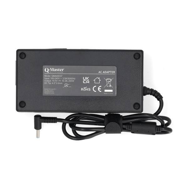 HP adapter (19.5 V, 10.3 A, 200 W, 4.5 x 3.0 plugmaat, Q-Master) QMA00037 - 2