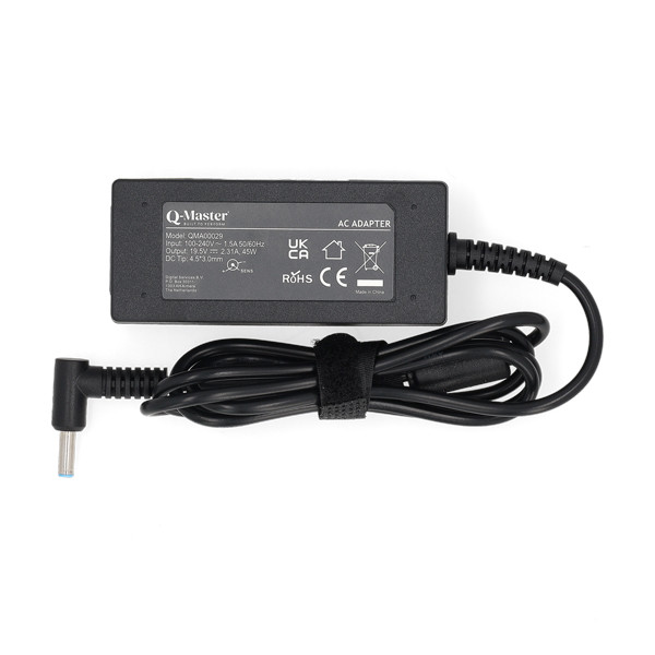 HP adapter (19.5 V, 2.31 A, 45 W, 4.5 x 3.0 plugmaat, Q-Master) QMA00029 - 2