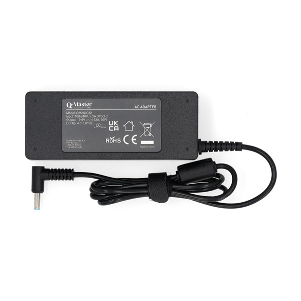 HP adapter (19.5 V, 4.62 A, 90 W, 4.5 x 3.0 plugmaat, Q-Master) QMA00032 - 2