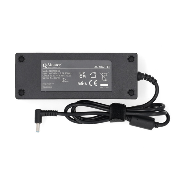 HP adapter (19.5 V, 6.15 A, 120 W, 4.5 x 3.0 plugmaat, Q-Master) QMA00034 - 2
