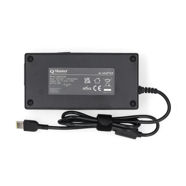 Lenovo 170W Square tip adapter (20 V, 8.5 A, 170 W, Square tip, Q-Master) QMA00048 - 2